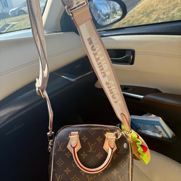 Louis Vuitton Monogram Mini Bag with Tan Accents - Picture 6 of 6